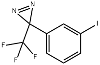 3-(trifluoromethyl)-3-(3-iodophenyl)diazirine 结构式