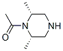 Piperazine,1-acetyl-2,6-dimethyl-,(2R,6S)-rel-(9CI) 结构式