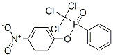 4-Nitrophenyl phenyl(trichloromethyl)phosphinate 结构式