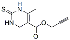 5-Pyrimidinecarboxylicacid,1,2,3,6-tetrahydro-4-methyl-2-thioxo-,2-propynylester(9CI) 结构式