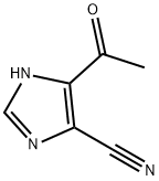 1H-Imidazole-4-carbonitrile,  5-acetyl- 结构式