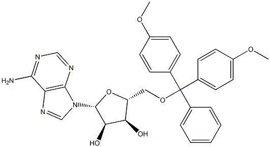 5'-O-[Bis(4-methoxyphenyl)phenylmethyl]-adenosine