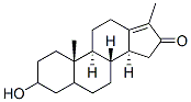 3-hydroxy-17-methyl-18-norandrost-13(17)-ene-16-one 结构式