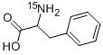 DL-苯丙氨酸-15N 结构式