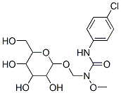 3-(4-chlorophenyl)-1-methoxy-1-[[3,4,5-trihydroxy-6-(hydroxymethyl)oxa n-2-yl]oxymethyl]urea 结构式
