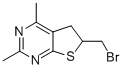 6-(BROMOMETHYL)-2,4-DIMETHYL-5,6-DIHYDROTHIENO[2,3-D]PYRIMIDINE 结构式