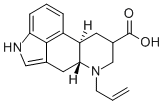 6-(2-丙烯基)二氢麦角酸 结构式