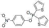 4-Nitrophenyl di-2-thienylphosphinate 结构式