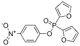 4-Nitrophenyl di-2-furanylphosphinate 结构式