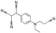 [4-[(2-cyanoethyl)ethylamino]phenyl]ethylenetricarbonitrile  结构式