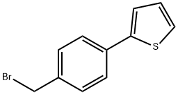 2-[4-溴甲基苯基]噻吩 结构式