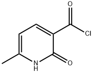 3-Pyridinecarbonyl chloride, 1,2-dihydro-6-methyl-2-oxo- (9CI) 结构式