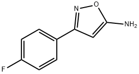 3-(4-氟苯基)-5-氨基异噁唑 结构式