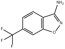 6-(三氟甲基)苯并[D]异恶唑-3-胺 结构式