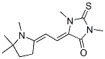 1,3-dimethyl-2-thioxo-5-[(1,5,5-trimethyl-2-pyrrolidinylidene)ethylidene]imidazolidin-4-one 结构式