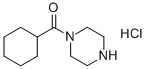 CYCLOHEXYL(PIPERAZINO)METHANONE HYDROCHLORIDE 结构式