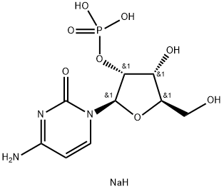 2'-Cytidylic acid, disodium salt 结构式