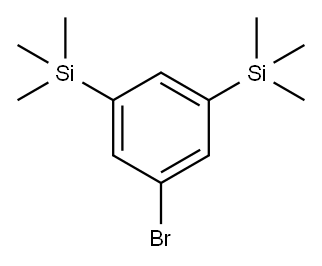 1-溴-3,5-双(三甲基硅基)苯 结构式