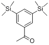 1-(3,5-BIS-TRIMETHYLSILANYL-PHENYL)-ETHANONE 结构式