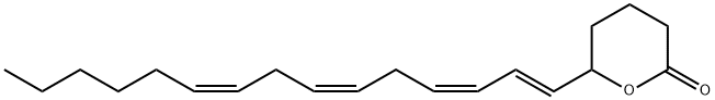 5-hydroxyeicosatetraenoic acid lactone 结构式