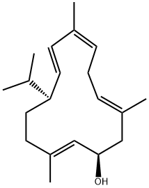 (10R)-10-Hydroxycembrene 结构式