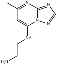 N-(2-aminoethyl)-N-(5-methyl[1,2,4]triazolo[1,5-a]pyrimidin-7-yl)amine 结构式
