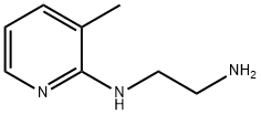 N-(3-METHYLPYRIDIN-2-YL)ETHANE-1,2-DIAMINE 结构式