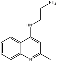 4-(2-AMINOETHYL)AMINO-2-METHYLQUINOLINE 结构式