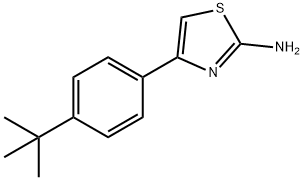 [4-(4-叔丁基苯基)噻唑-2-基]胺 结构式