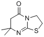 5H-Thiazolo(3,2-a)pyrimidin-5-one, 2,3,6,7-tetrahydro-7,7-dimethyl- 结构式