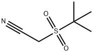 叔丁烷硫酰乙腈 结构式