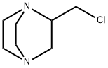 1,4-Diazabicyclo[2.2.2]octane,  2-(chloromethyl)- 结构式