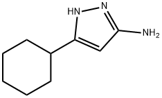 5-环己基-1H-吡唑-3-胺 结构式