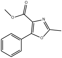 4-Oxazolecarboxylicacid,2-methyl-5-phenyl-,methylester(9CI) 结构式