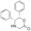 (5R,6S)-5,6-DIPHENYLMORPHOLIN-2-ONE 结构式