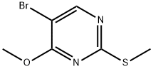 2-(甲硫基)-4-甲氧基-5-溴嘧啶 结构式