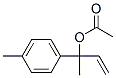 Benzenemethanol, alpha-ethenyl-alpha,4-dimethyl-, acetate (9CI) 结构式