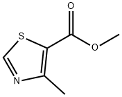 4-甲基噻唑-5-甲酸甲酯 结构式