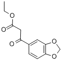 3-(6-胡椒环基)-3-氧代丙酸乙酯 结构式
