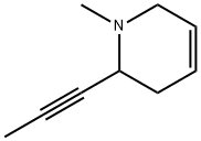 Pyridine, 1,2,3,6-tetrahydro-1-methyl-2-(1-propynyl)- (9CI) 结构式