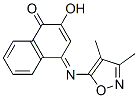 2-hydroxy-N-(3,4-dimethyl-5-isoxazolyl)-1,4-naphthoquinone imine 结构式