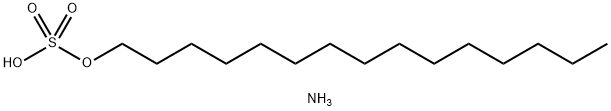 ammonium pentadecyl sulphate 结构式