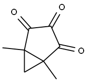1,5-Dimethylbicyclo[3.1.0]hexane-2,3,4-trione 结构式