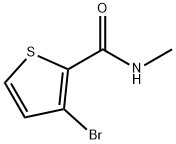 3-BROMO-THIOPHENE-2-CARBOXYLIC ACID METHYLAMIDE 结构式