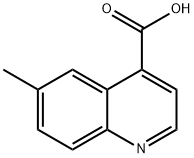 6-甲基喹啉-4-羧酸 结构式