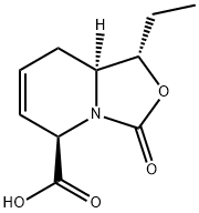 3H-Oxazolo[3,4-a]pyridine-5-carboxylicacid,1-ethyl-1,5,8,8a-tetrahydro-3-oxo-,(1S,5R,8aS)-(9CI) 结构式