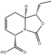 3H-Oxazolo[3,4-a]pyridine-5-carboxylicacid,1-ethyl-1,5,8,8a-tetrahydro-3-oxo-,(1S,5S,8aS)-(9CI) 结构式