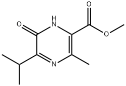 2-Pyrazinecarboxylicacid,1,6-dihydro-3-methyl-5-(1-methylethyl)-6-oxo-,methylester(9CI) 结构式