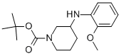 1-Boc-3-(2-methoxyphenylamino)-piperidine 结构式