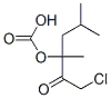 2-isobutyl-3-oxo-4-chloro-2-butylcarbonate 结构式